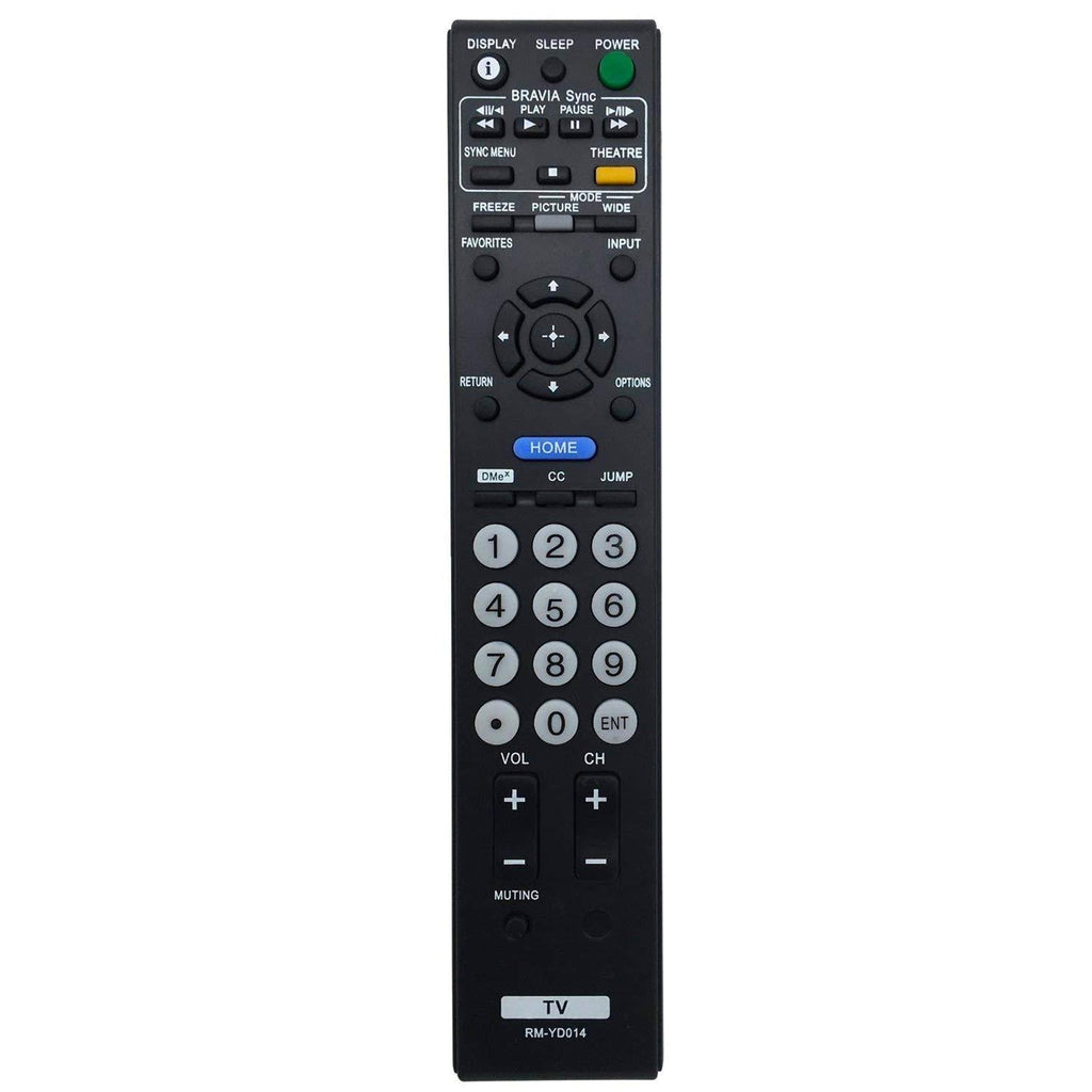 RM-YD014 RMYD014 Remote Control fit for Sony Bravia LCD TV KDF37H1000 KDF-37H1000 KDL-40D3000 KDL-40V3000 KDL-40VL130 KDL-40WL135 KDL-46V3000 KDL-46VL130 KDL-46WL135 KDL-52WL135 (148016611) - LeoForward Australia