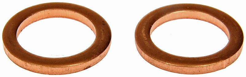 Dorman 095-010CD Copper Drain Plug Gasket, Fits .5 D.O, 9/16, M14 S.O. for Select American Motors/Ford/Mercedes-Benz Models (Pack of 2) - LeoForward Australia