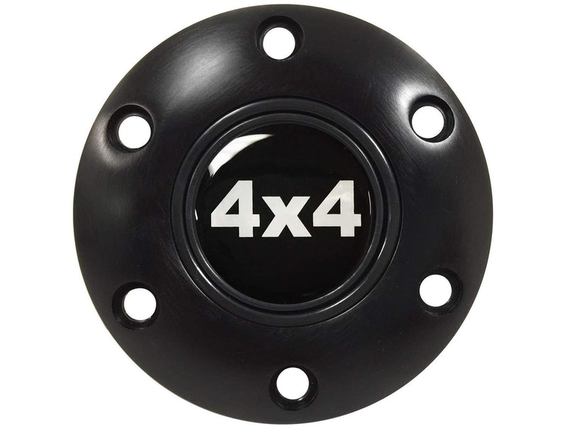  [AUSTRALIA] - Volante S6 Steering Wheel Black Horn Button for GM, Jeep Truck - 4x4 Emblem | STE1017BLK