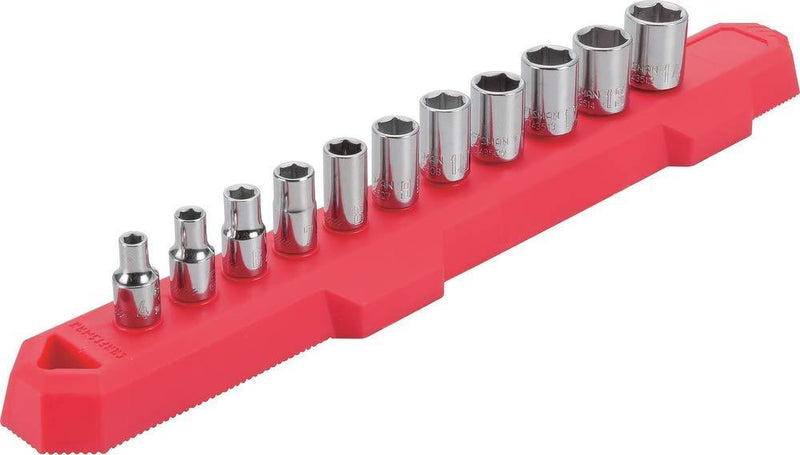  [AUSTRALIA] - CRAFTSMAN Socket Set, Metric, 1/4-Inch Drive, 6-Point, 11-Piece (CMMT12041)