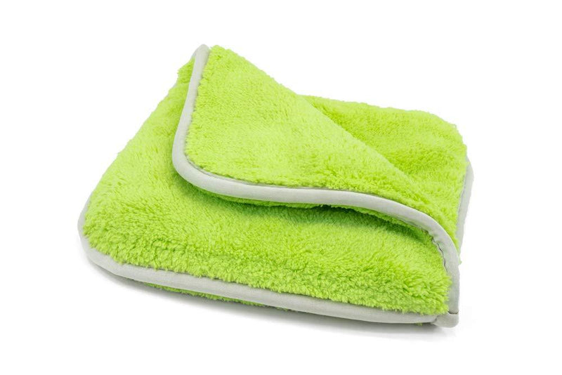  [AUSTRALIA] - [Double Flip] Microfiber Rinseless Wash Towel 8"x8" Blue - 3 Pack (Green) Green
