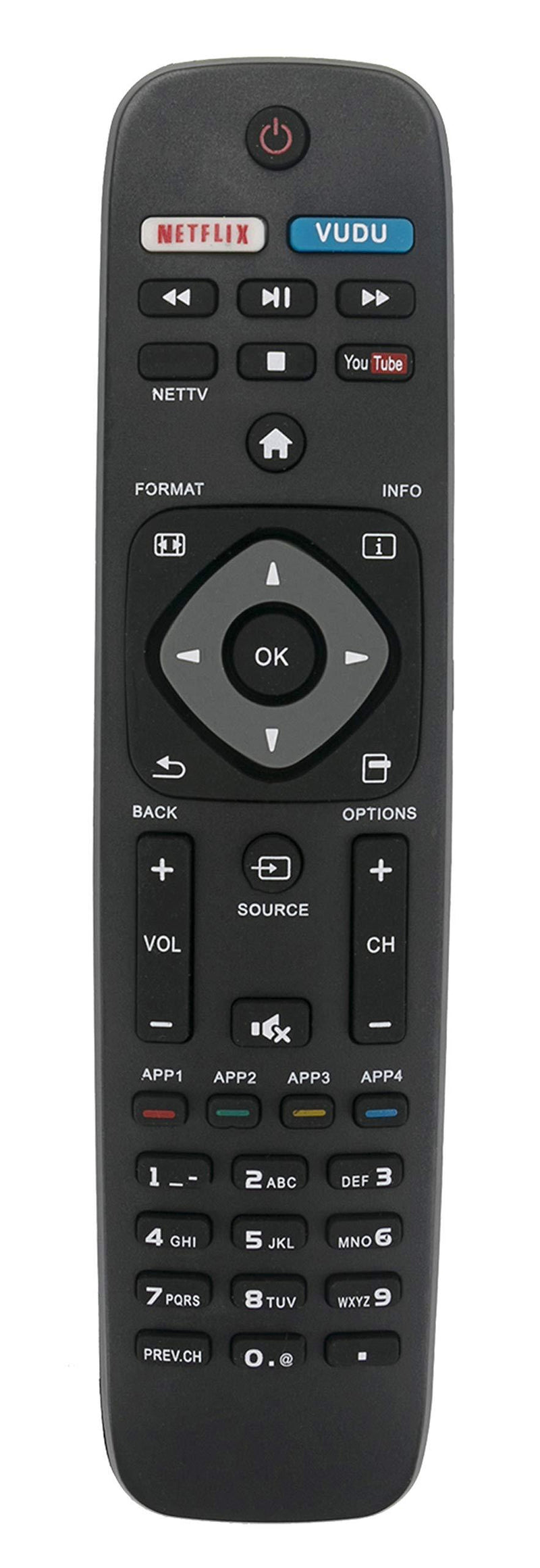 NH500UP New Replaced Remote Control Compatible with PHILIPS TV 55PFL5601/F7 55PFL5901 55PFL5901/F7 55PFL6900 55PFL6900/F7 65PFL8900 65PFL8900/F7 50PFL5601 50PFL5601/F7 50PFL5901 50PFL5901/F7 55PFL5601 - LeoForward Australia