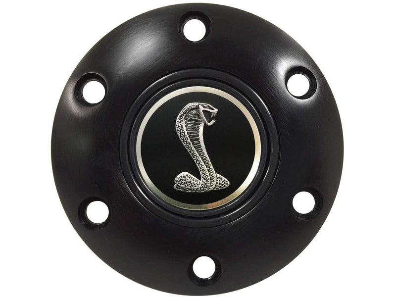  [AUSTRALIA] - Volante S6 Steering Wheel Black Horn Button for Mustang - Tiffany Snake Emblem | STE1054BLK