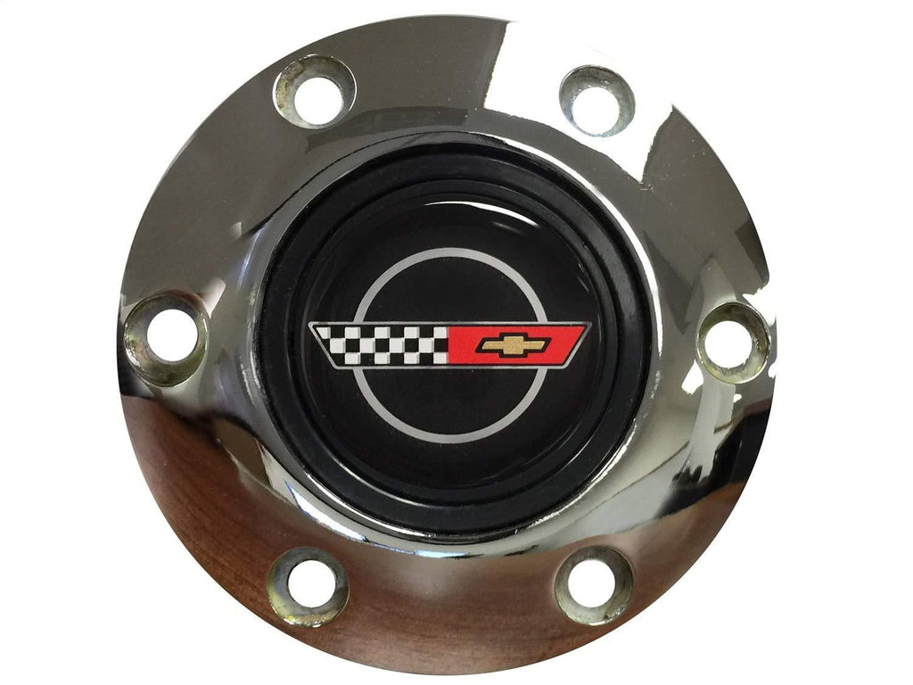  [AUSTRALIA] - Volante S6 Steering Wheel Chrome Horn Button for Chevy C4 Corvette | STE1042CHR