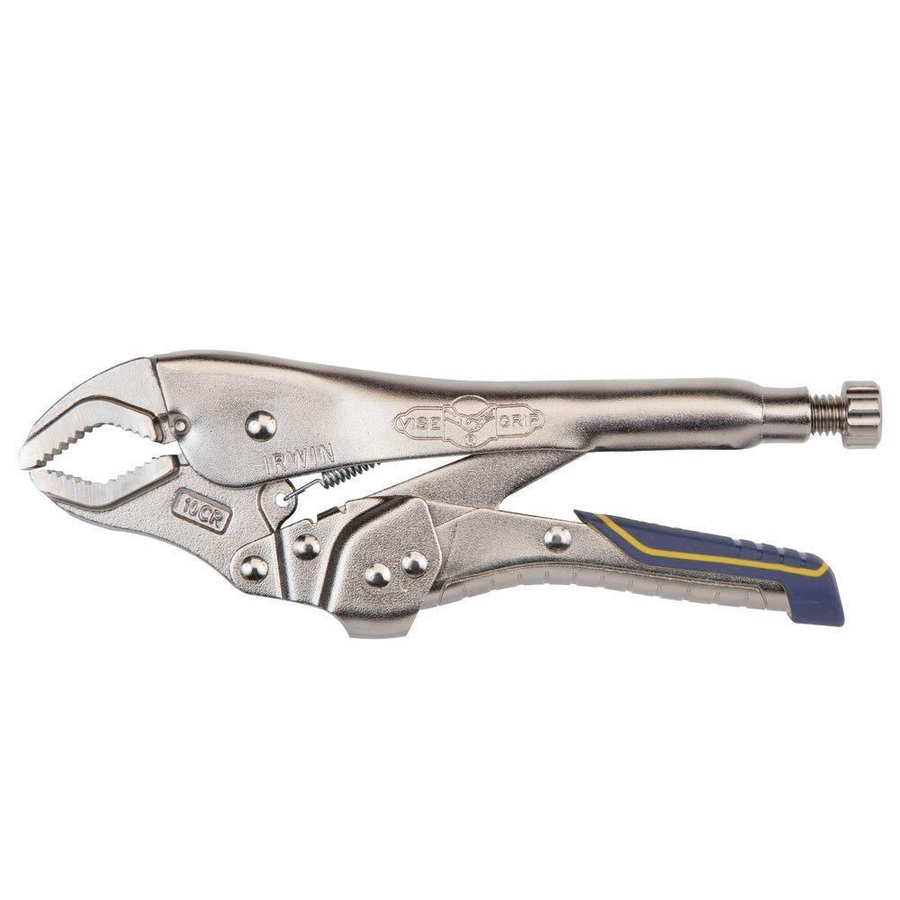  [AUSTRALIA] - IRWIN VISE-GRIP Locking Pliers, 10-Inch Fast Release Curved Jaw (IRHT82573) NEW