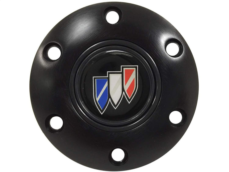  [AUSTRALIA] - Volante S6 Steering Wheel Black Horn Button for Buick - Tri Shield Emblem | STE1010BLK