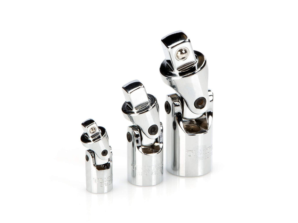  [AUSTRALIA] - TEKTON Universal Joint Set, 3-Piece (1/4, 3/8, 1/2 in.) | SHA99004 3-pc. Set (1/4, 3/8, 1/2 Inch Drive)