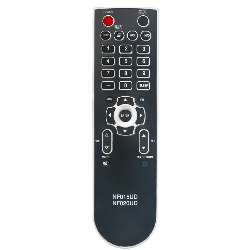 New NF015UD NF020UD Remote Control Compatible with Emerson & Sylvania LCD TV LC320EM8A LC320EM8AN LC320EM8S LC320EM81 LC320EM82 LC320EM82S LC420EM8 LC195SL9 LC195SL9A LC195SL9B LC195SL9C LC225SC9 - LeoForward Australia