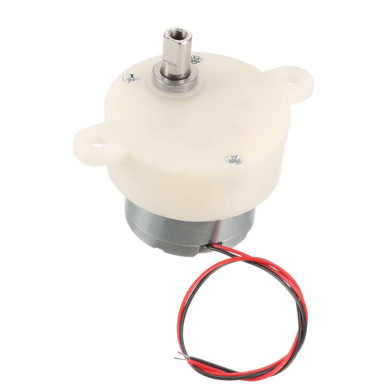  [AUSTRALIA] - uxcell DC 6V 5RPM High Torque Rotary Speed Cylinder Shape Deceleration Reducing Motor, 2-Wire Connecting