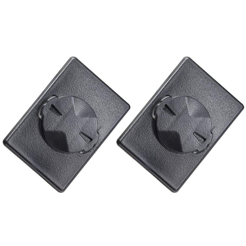 [AUSTRALIA] - Dymoece Universal Phone Adhesive Adapter comptiable with Garmin Edge Bicycle Mount Black-2pcs