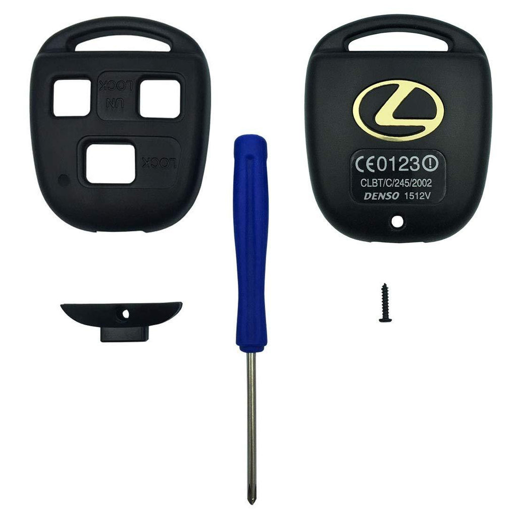 Replacement for Lexus Key Fob Remote Shell Cover Case Key Fob Cover Fit for Lexus GS ES GX is LS LX RX SC Key Fob Shell Cover Case - LeoForward Australia