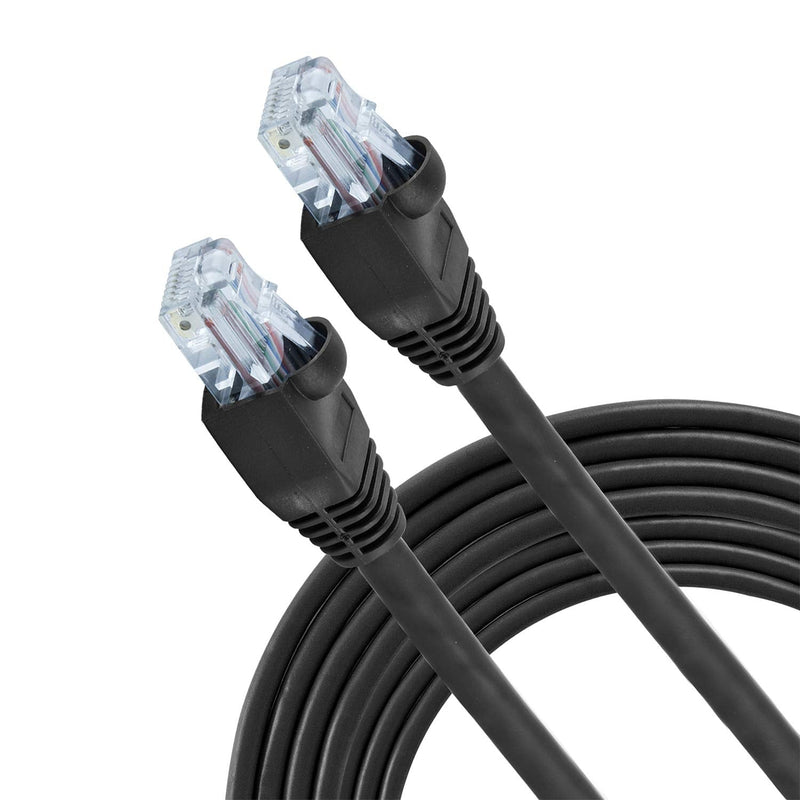  [AUSTRALIA] - GE Cat5E Ethernet Cable, 3ft Ethernet Cable, Up to 100Mbps, Rated 100 Mhz, UTP, For High Speed Internet Devices, Streaming Devices, Routers, RJ45 Connectors, for Home or Office, Black, 33762 3 Feet