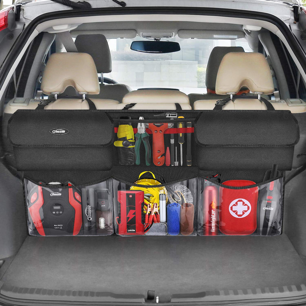 Car Backseat Trunk Organizer, Auto Hanging Back Seat Storage, Car Cargo  Trunk Storage Organizer Bag for Truck, SUV, Van with Adjustable Straps  LeoForward Australia