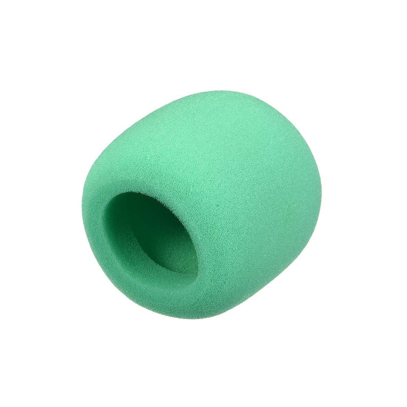  [AUSTRALIA] - uxcell Thicken Ball-Type Sponge Foam Mic Cover Handheld Microphone Windscreen Shield Protection Green for KTV Broadcasting