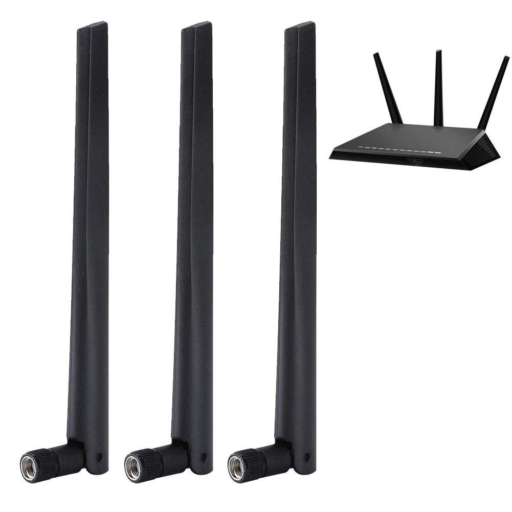 fosa 3PCS WiFi Router Original Antenna SMA Omnidirectional Antenna 2.4G/5G Dual-Band Wireless Network Card External Antenna for RT-AC68u - LeoForward Australia