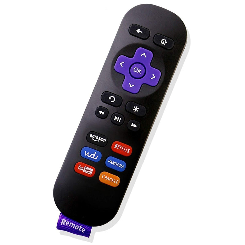 New Remote Control Replacement for Roku 1 2 3 4 LT HD XD XS Streaming Player with YouTube Netflix Crackle Vudu Keys - LeoForward Australia