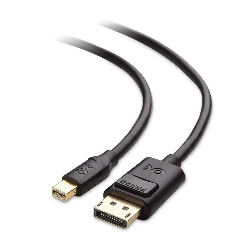 Cable Matters Mini DisplayPort to DisplayPort Cable (DisplayPort to Mini DisplayPort 1.4 Cable) with 8K 60Hz Video Resolution and HDR in Black 3 Feet - Thunderbolt and Thunderbolt 2 Port Compatible - LeoForward Australia