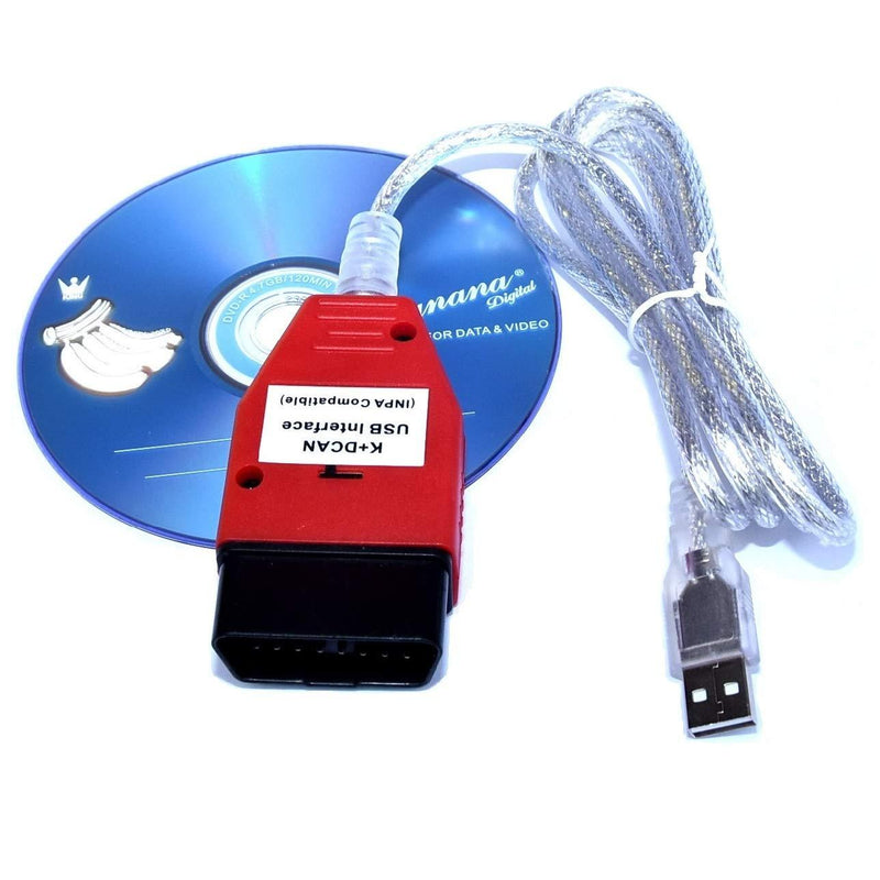 AntiBreak DCAN K+ INPA Ediabas Interface OBD2 Diagnostic USB Cable Car Diagnostic for R56 E87 E93 E70 - LeoForward Australia