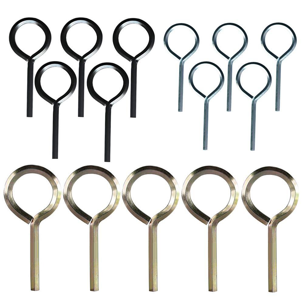  [AUSTRALIA] - Joneaz Hex Dogging Key 1/8 inch 5/32 inch and 7/32 inch for Push Bar Panic Exit Device,Metal Dog Keys Kit 15-Piece, 3 Size