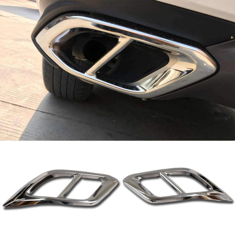 Beautost Fit for Lexus RX350 RX450H 2016 2017 2018 2019 Exhaust Muffler Pipe Tip Modling Cover Trims Stainless Steel - LeoForward Australia