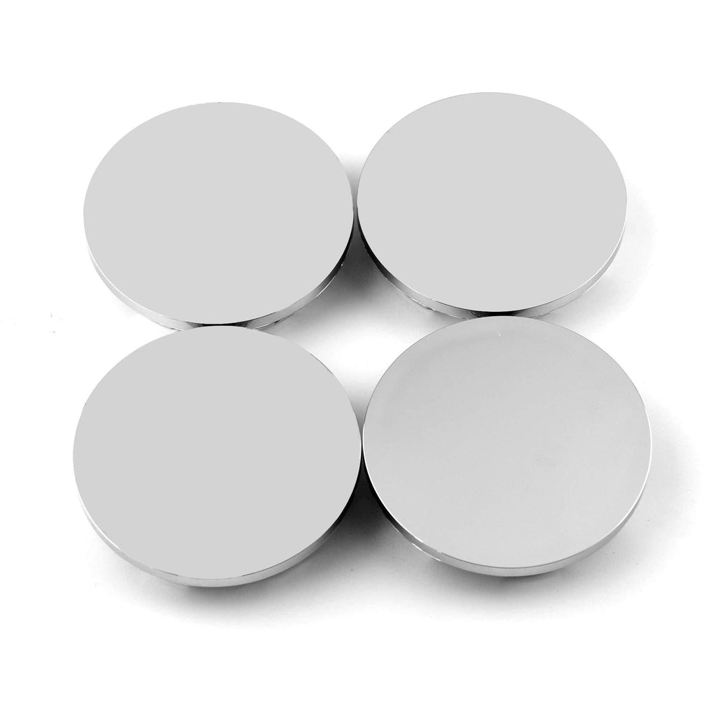  [AUSTRALIA] - RTRHINOTUNING 67mm 61mm Chrome Silver Car Wheel Center Hub Caps Set of 4 for Chevy Blazer(1995-2005) Chevy S10(1995-2004)