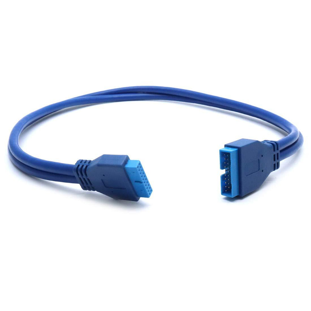 Xiaoyztan Motherboard Extension Cable USB 3.0 20Pin Male to Female 50cm - LeoForward Australia