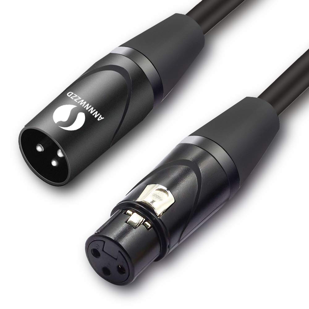  [AUSTRALIA] - LinkinPerk XLR Microphone Cable,XLR Male to Female Microphone Cable (2M / 6FT) 2M / 6FT