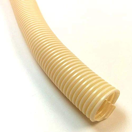  [AUSTRALIA] - Electriduct 1/4" Split Wire Loom Tubing Polyethylene Corrugated Flexible Conduit (0.25 Inch ID) - Beige - 10 Feet 0.25 Inch ID - 10 Feet