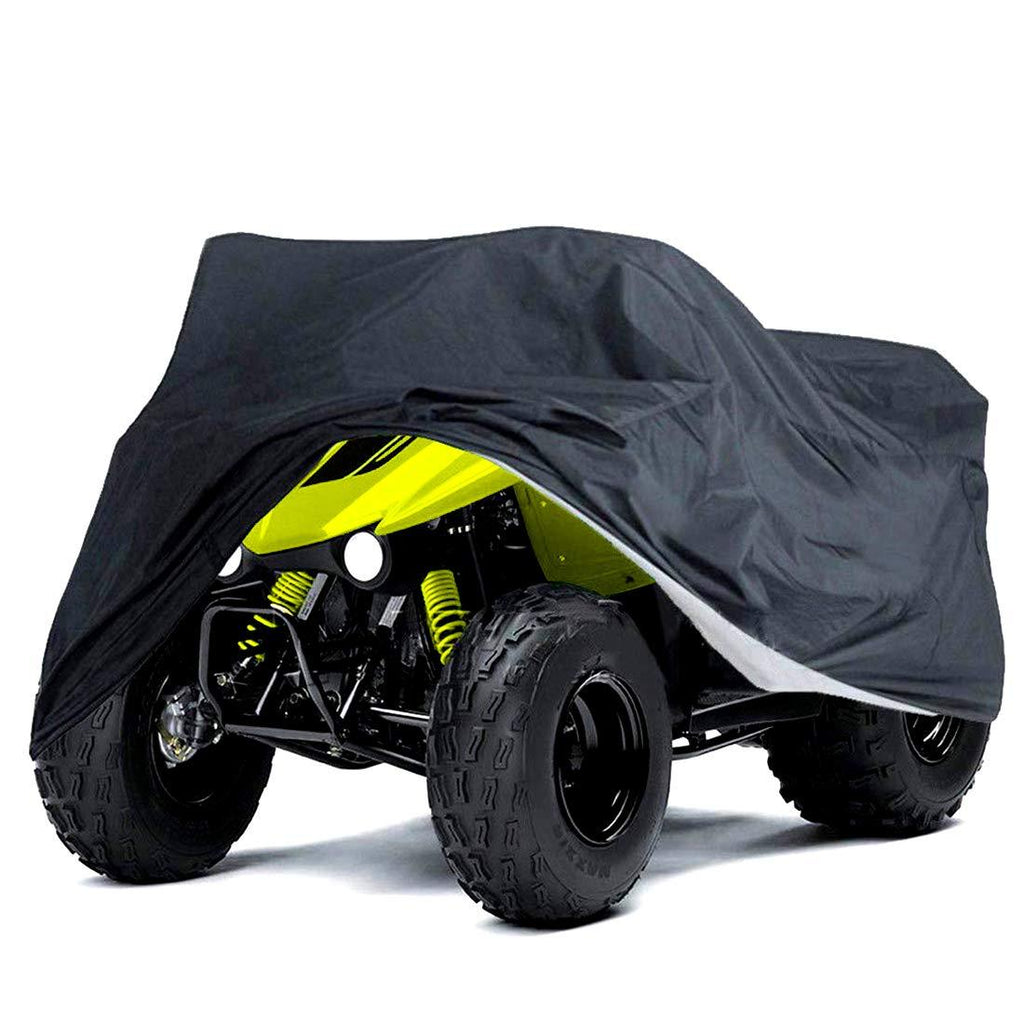  [AUSTRALIA] - Black ATV Cover Waterproof 86x38x41" 2XLQuad ATC 4 Wheeler Covers All Season Outdoor UV Protection for Kawasaki Yamaha Suzuki Honda Polaris XXL(86x38x41" )
