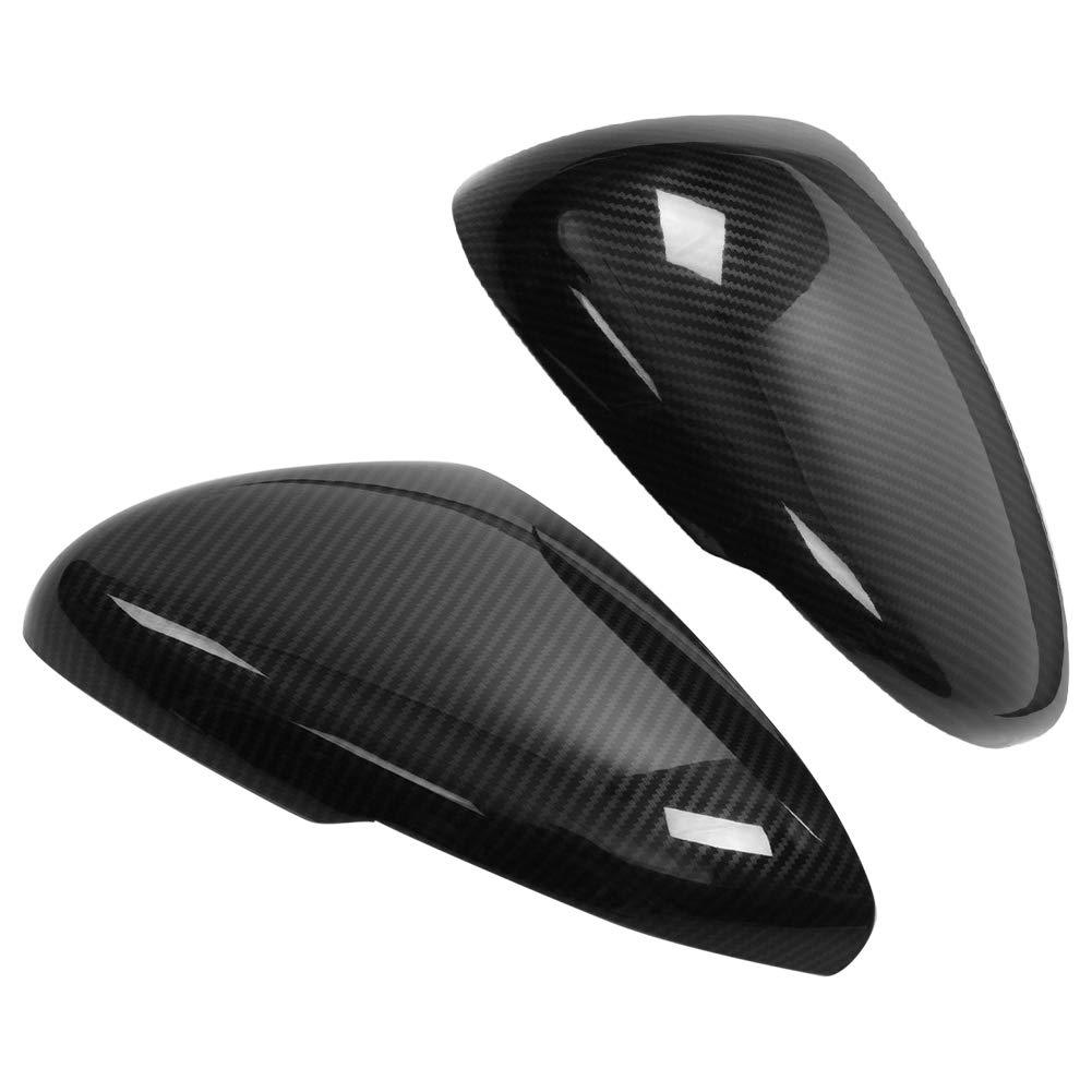 Cuque Rearview Mirror Cover, 2 Pcs Rear View Mirror Housing Cap Carbon Fiber Style Side Wing Shell Trim ABS Plastic Exterior Mirror Protector for Honda Accord 2018 - LeoForward Australia