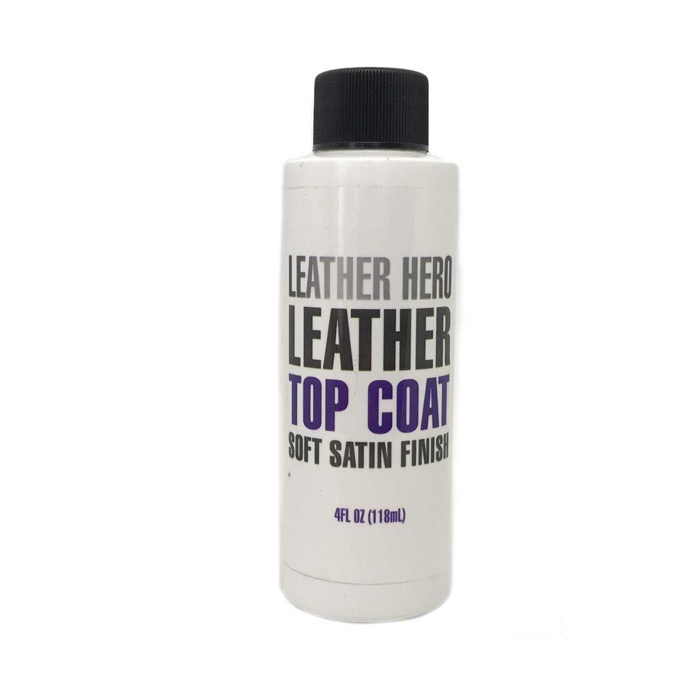  [AUSTRALIA] - Leather Hero Satin Top Coat Leather Sealant Color Restorer 4oz