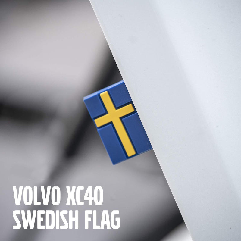  [AUSTRALIA] - Sweden Swedish Flag Tag Emblem Decal Sticker for Volvo XC40 Sweden