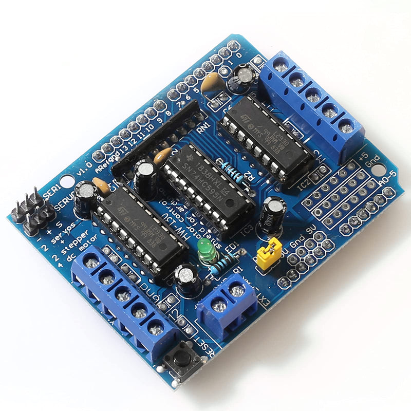  [AUSTRALIA] - DEVMO L293D Motor Drive Shield Expansion Board Compatible with Ar-duino Duemilanove Mega UNO R3 AVR ATMEL