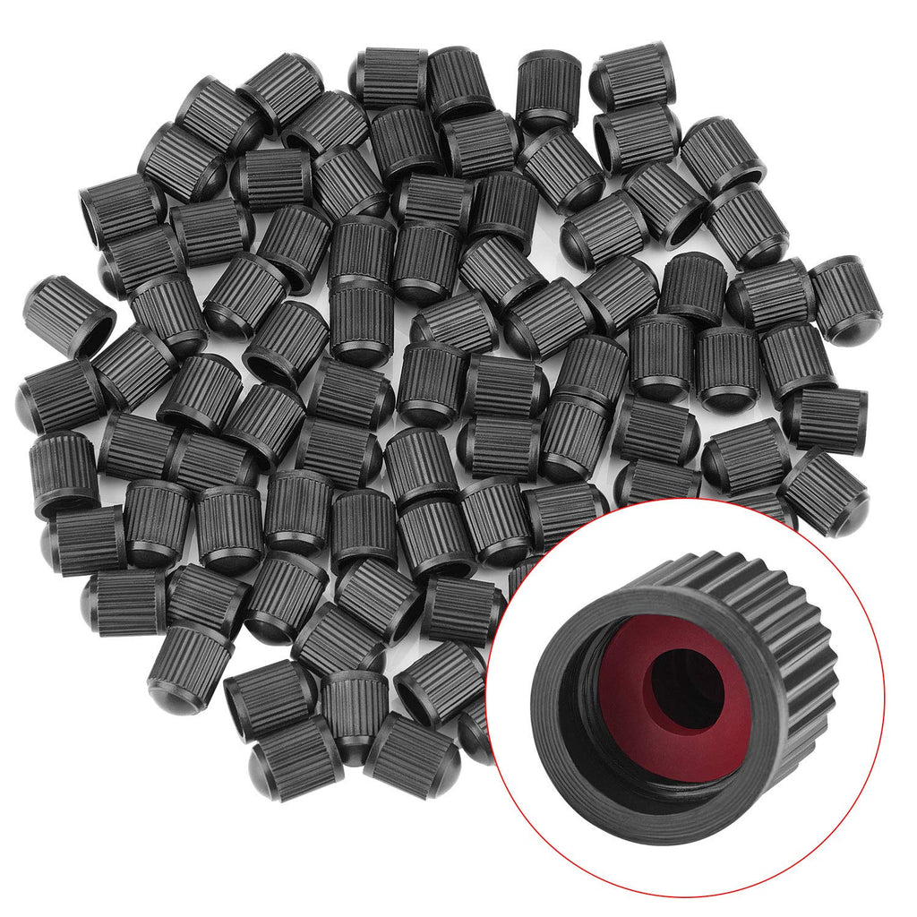 Awpeye Tire Valve Stem Caps (150 Pack) Black with Sealing Ring, General for Car, Motorcycles, Bicycles and Trolleys - LeoForward Australia