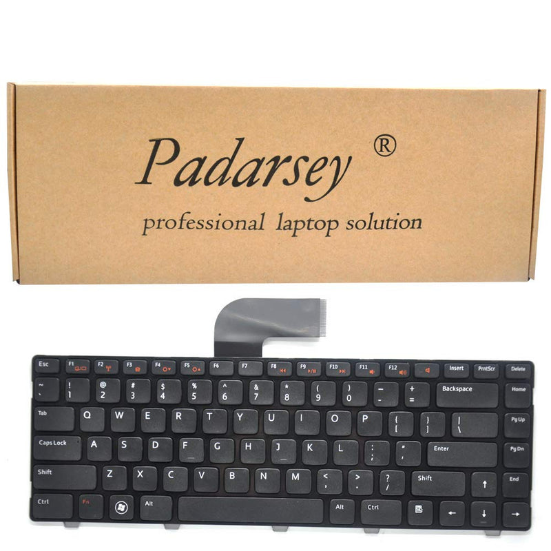  [AUSTRALIA] - Padarsey Replacement Keyboard Non-Backlit Compatible with Dell INSPIRON 14R N4110 M4110 N4050 M4040 M5040 M5050 N5040 N5050 N4410 M411R VOSTRO 3450 3550 V3450 XPS X501L x502L Series Black US Layout