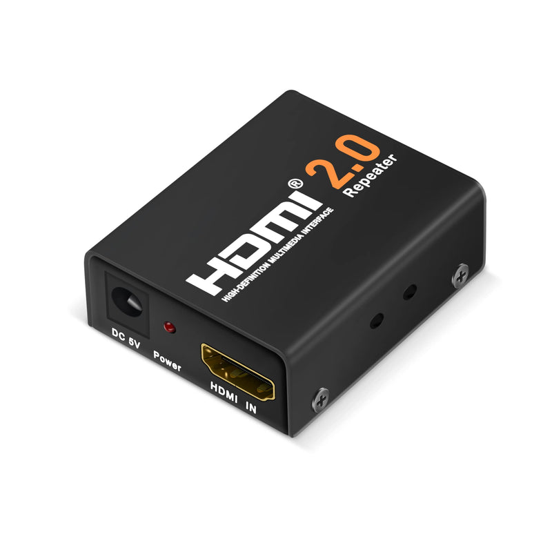  [AUSTRALIA] - HDMI Booster 2.0, Flashmen 4K2K 1080P 3D HDMI Amplifier Repeater HDMI Powered Signal Amplifier Booster 18Gbps Bandwidth HDCP 2.2 Up to 60m/200ft Transmission Distance Black