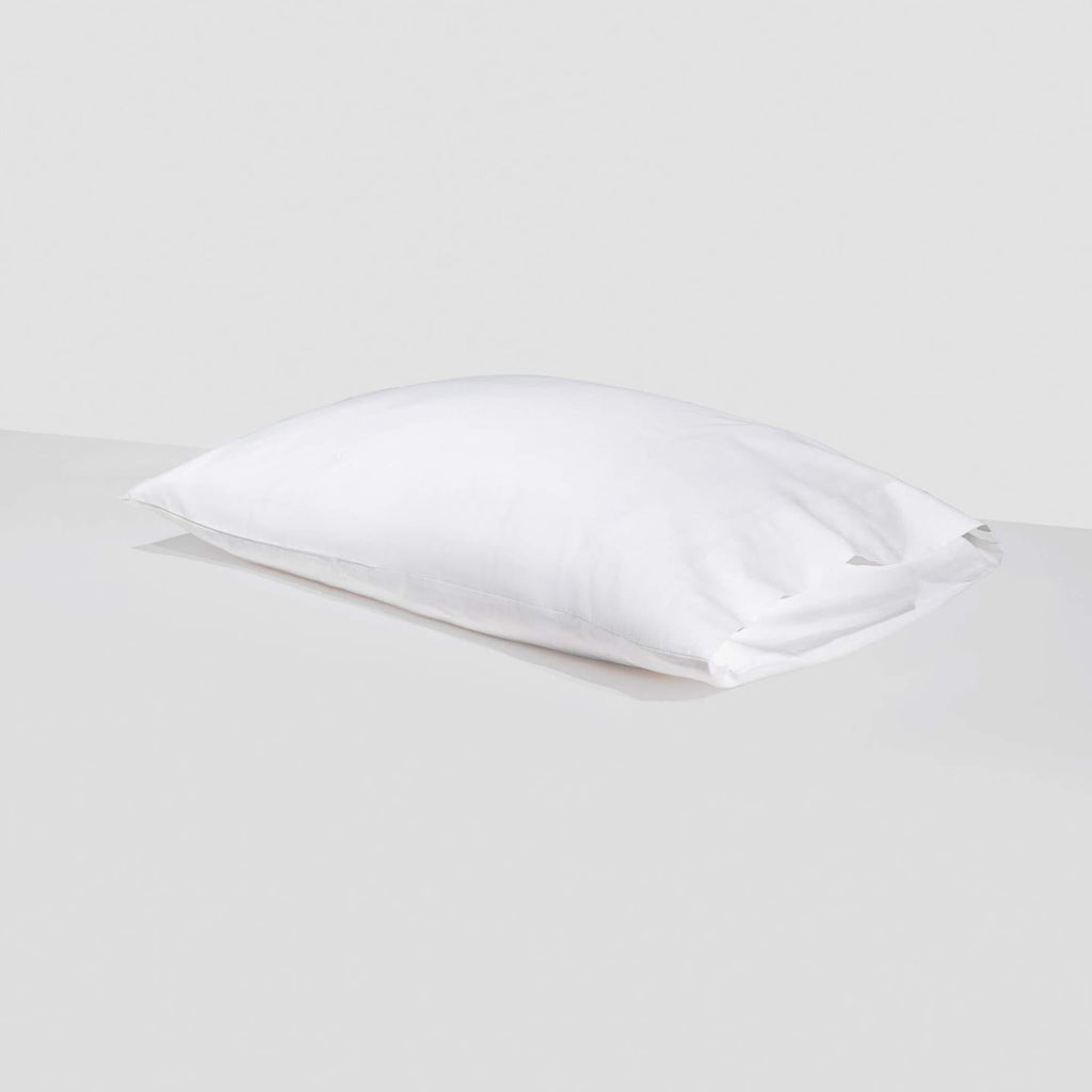  [AUSTRALIA] - Silvon Anti-Acne Pillowcase Woven with Pure Silver | Antimicrobial, Silk-Soft | Standard, White