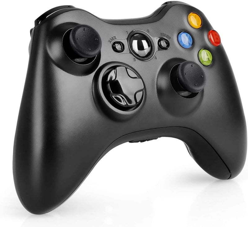  [AUSTRALIA] - Wireless Controller for Xbox 360, 2.4GHZ Game Controller Gamepad Remote for Xbox 360 Slim Console, PC(Black)