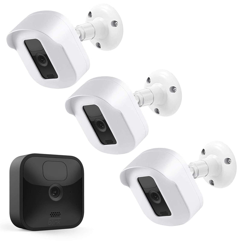  [AUSTRALIA] - Aotnex Blink Outdoor Wall Mount Bracket,3 Pack Full Weather Proof Housing/Mount with Blink Sync Module Outlet Mount for Blink XT2/XT Indoor Outdoor Cameras Security System (White) White