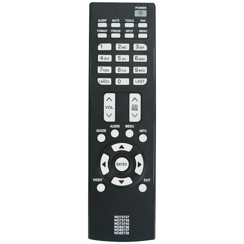 New WD-73737 WD-73738 WD-73740 WD-65736 WD-65737 WD-65738 Replacement Remote Control Compatible with Mitsubishi TV WD65733 WD65734 WD65735 WD65736 WD65737 WD65738 WD73737 WD73738 WD73740 - LeoForward Australia