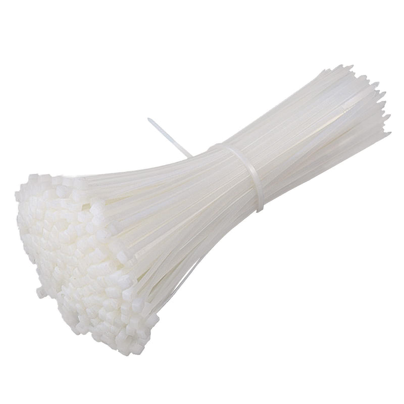  [AUSTRALIA] - 1000 PCS Nylon Cable Ties, Multi-Purpose Zip Ties Self-Locking Small Zip Ties Heavy Duty Zip Ties (4 Inch, White)