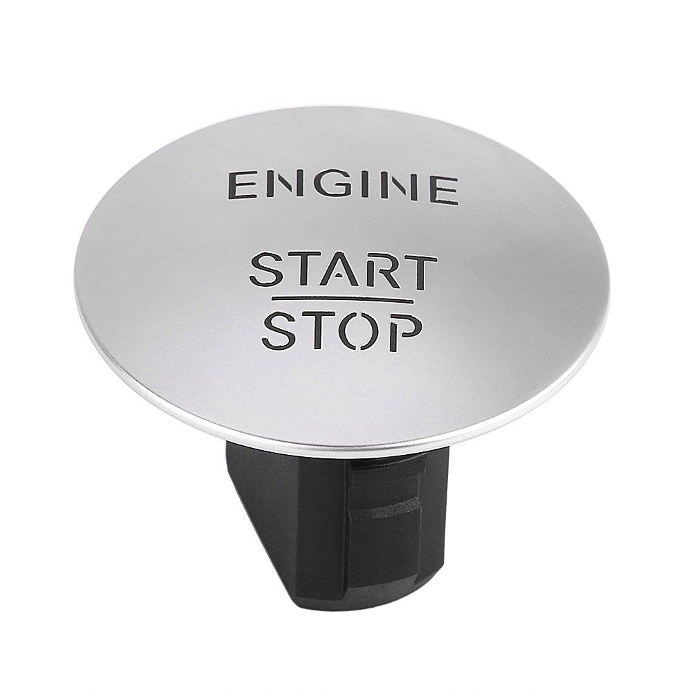 Terisass Ignition Switch Plastic Alloy Keyless Car Engine Start Stop Button for Mercedes-Benz CL550 Coupe CLS350 Sedan E350 GL350 GL450 GLK350 ML350 S550 SL500 SLK200 SLK350 2010-2014 - LeoForward Australia