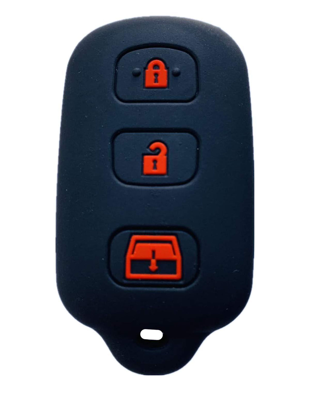  [AUSTRALIA] - Rpkey Silicone Keyless Entry Remote Control Key Fob Cover Case protector For 1999-2009 Toyota 4Runner 2001-2008 Toyota Sequoia HYQ12BBX HYQ12BAN HYQ1512Y