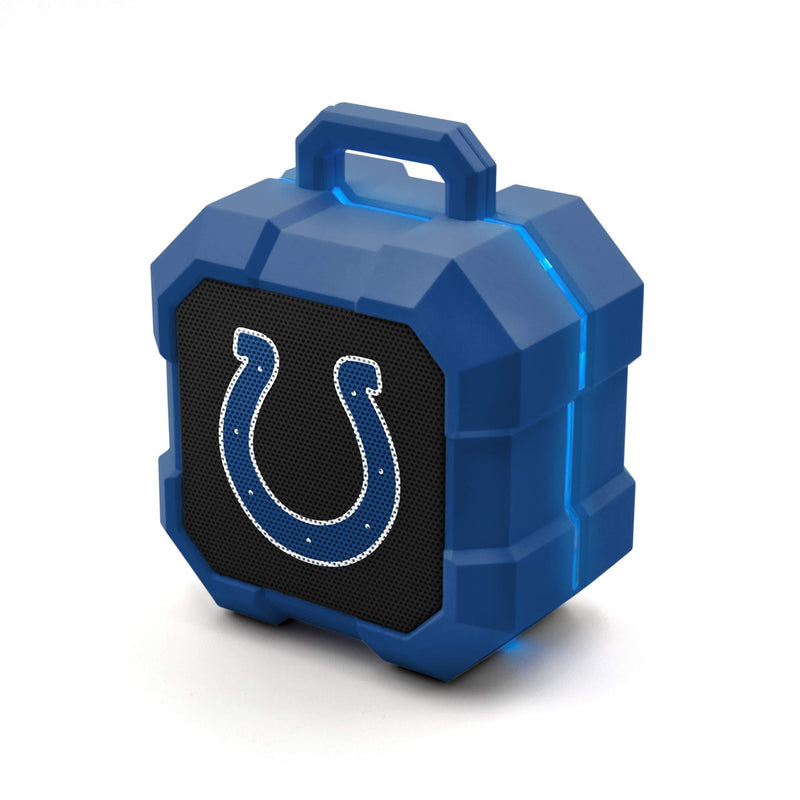 NFL Indianapolis Colts Shockbox LED Wireless Bluetooth Speaker, Team Color - LeoForward Australia