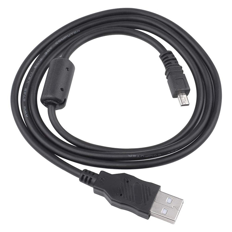  [AUSTRALIA] - Toeasor Replacement Camera UC-E6 USB Cable Photo Transfer Cord Compatible with Nikon Digital Camera SLR DSLR D3200 D3300 D750 D5300 D7200 Coolpix L340 L32 A10 P520 P510 P500 S9200 S6300 & More 4.9FT