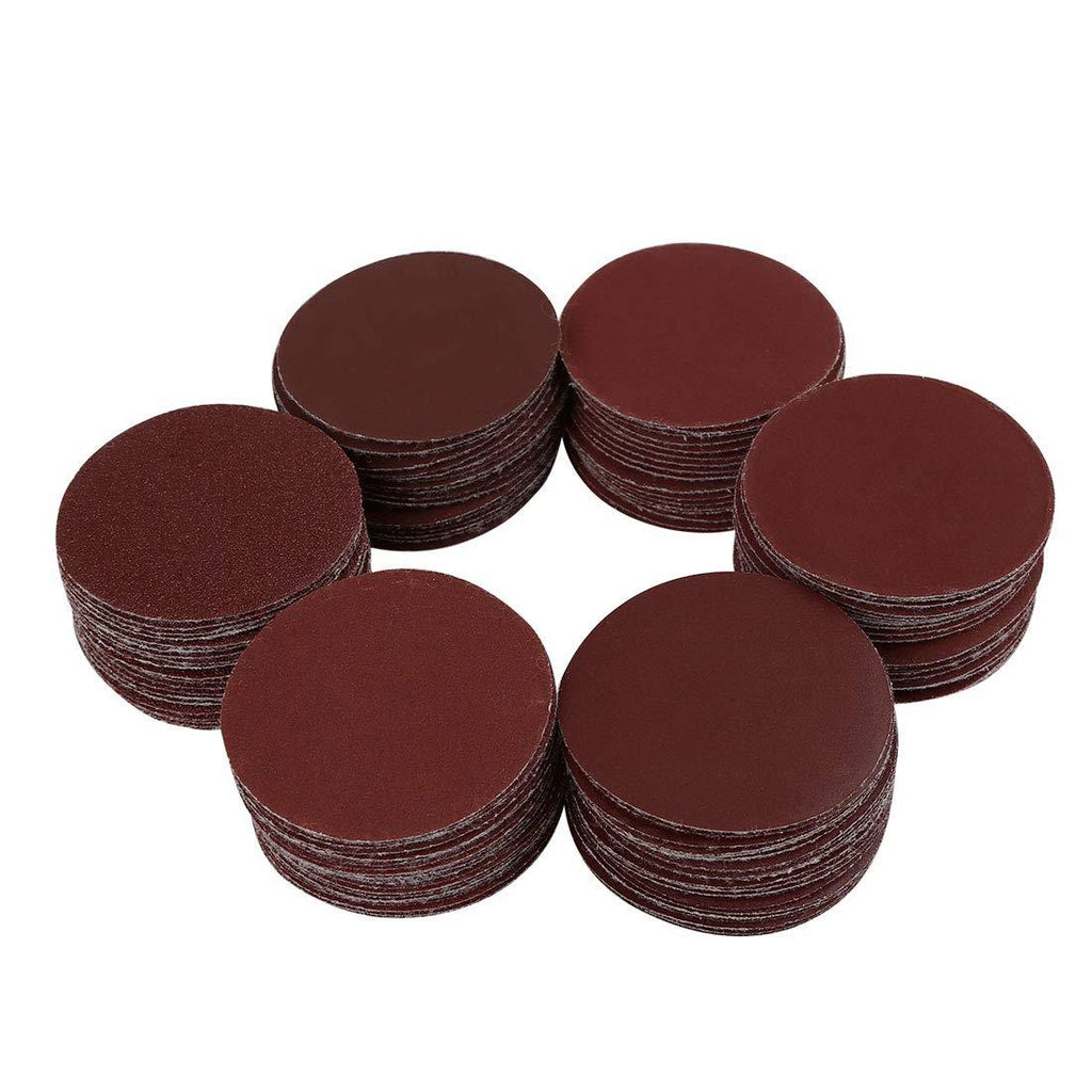  [AUSTRALIA] - uxcell 120 Pcs 2 Inch Hook and Loop Sanding Discs 100 240 600 800 1000 2000 Assorted Grits Sandpaper