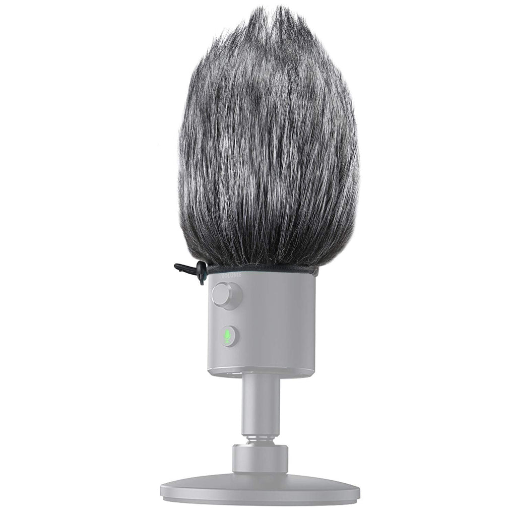  [AUSTRALIA] - Razer Seiren X Furry Windscreen Muff, Mic Pop Filter/Wind Cover Shield for Razer Seiren X Microphone by YOUSHARES