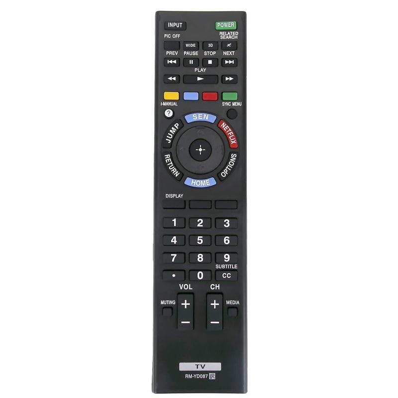 RM-YD087 RMYD087 Remote Control fit for Sony 3D Bravia LCD LED HDTV TV XBR-55X850A XBR-55X850AX XBR-55X855A XBR-55X900A XBR-55X900AX XBR-55X905A XBR-65X850A XBR-65X850AX XBR-65X900A (149198711) - LeoForward Australia