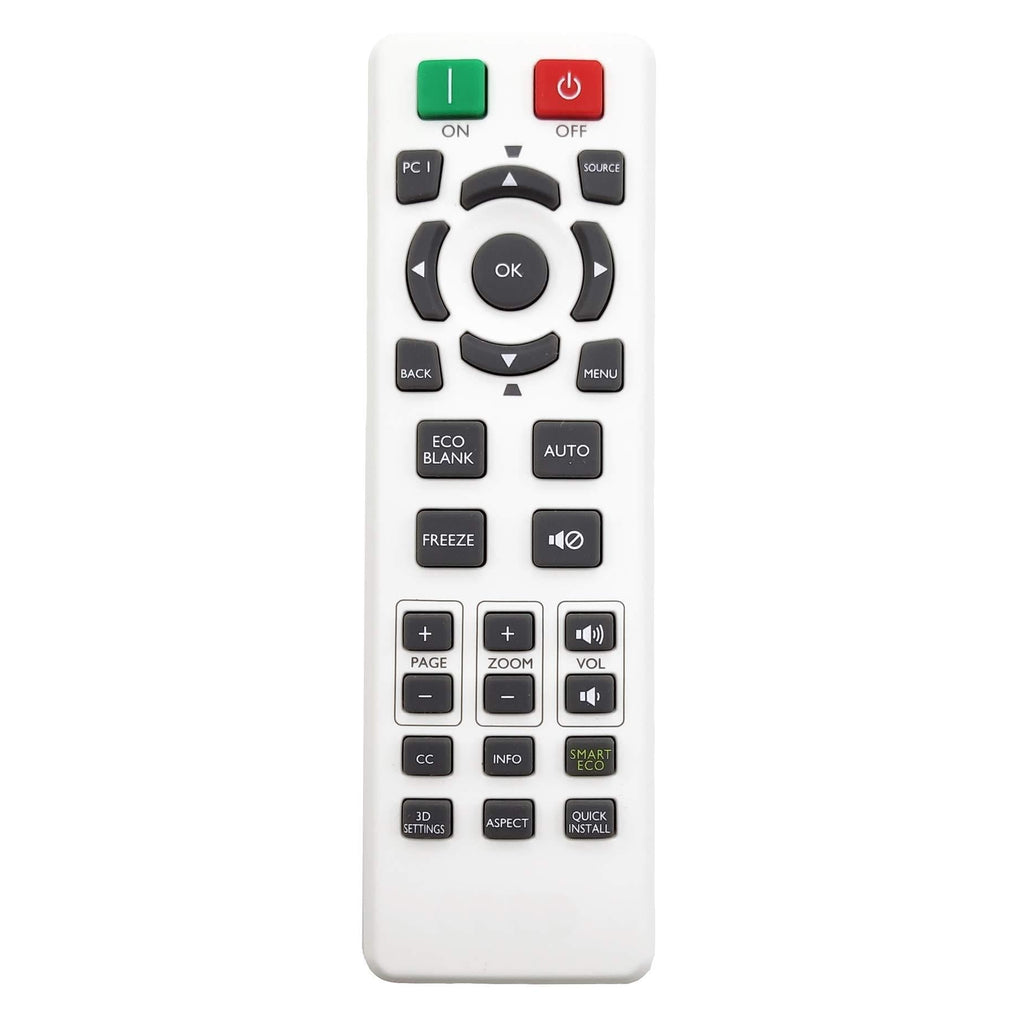 INTECHING 5J.JG706.001 Projector Remote Control for BenQ RCX013, MH530FHD, MH534, MH606w, MS521H, MS524AE, MS531P, MW526AE, MW533, MW605w, MX532P, MX604, MX604w, TH534, TW533, MS535A, MW535A, MH5353A - LeoForward Australia