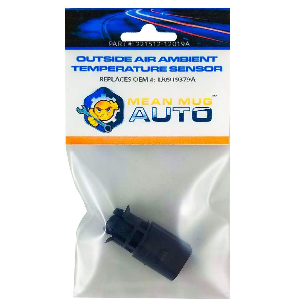 Mean Mug Auto 221512-12019A Outside Air Ambient Temperature Sensor - Compatible with Volkswagen Beetle, Jetta - Replaces OEM #: 1J0919379A - LeoForward Australia